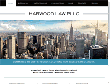 Tablet Screenshot of aharwoodlaw.com